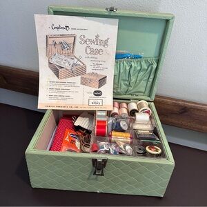 Vtg 50/60s Protex Compliment Sewing Kit & Accessories
